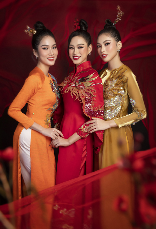 Top 3 Hoa hậu VN 2020 diện trang phục rồng phượng