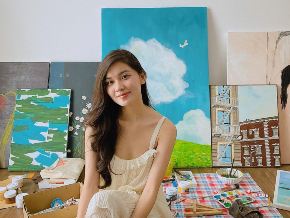 Á hậu Thùy Dung tặng máy thở oxy cho bệnh viện